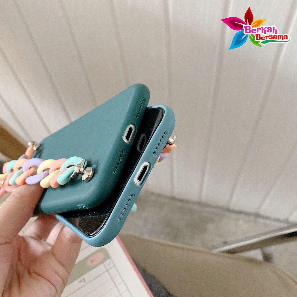 CASE SOFTCASE CANDY GELANG RANTAI IPHONE 12 MINI (5,4) 12 PRO (6, 1) 12 PRO MAX (6, 7) BB5449