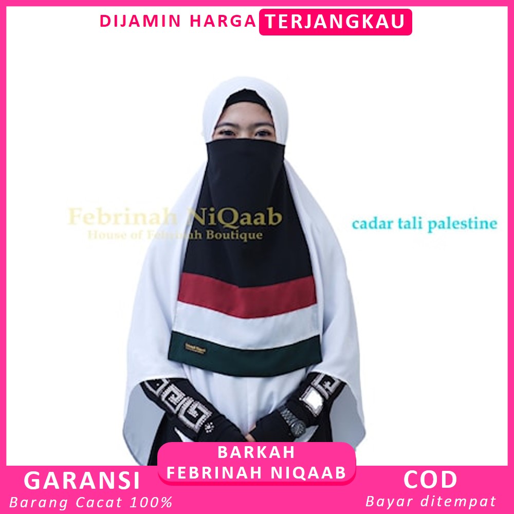 Cadar Niqab Hijab Niqob Jilbab Nikab Nikob Niqop Veil Khimar Muslim Saudia Arab Cadar Tali Wolfis 2 