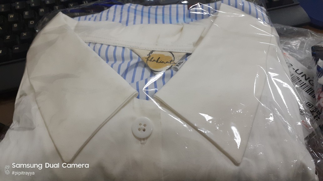 Kemeja Batik Ayam Lengan Panjang Biru Muda - Khakinata