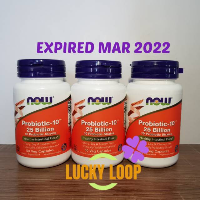 Now Foods Probiotic 10 25 Billion 50 veg caps Now Probiotic 10