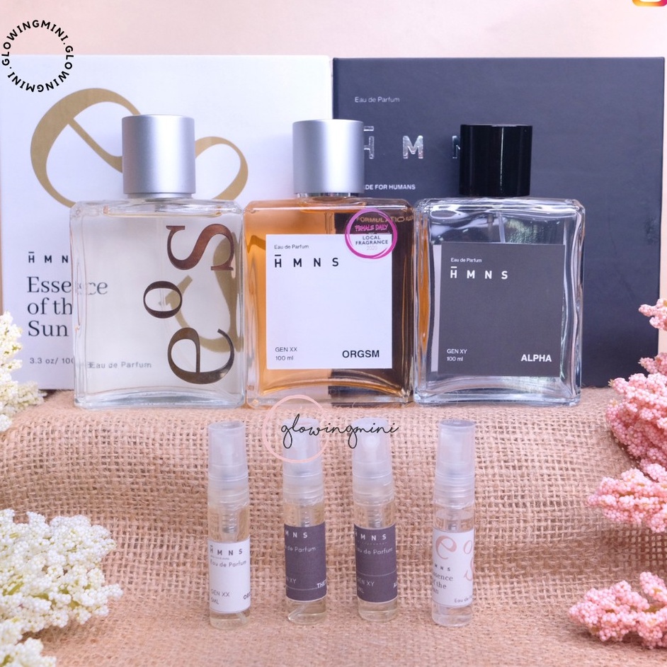 [SHARE IN BOTTLE] HMNS PARFUM GEN XX/XY/EOS,ORGASM,ALPHA,THETA AMBAR JANMA SCENT OF WOMAN 5ML/3ML VI