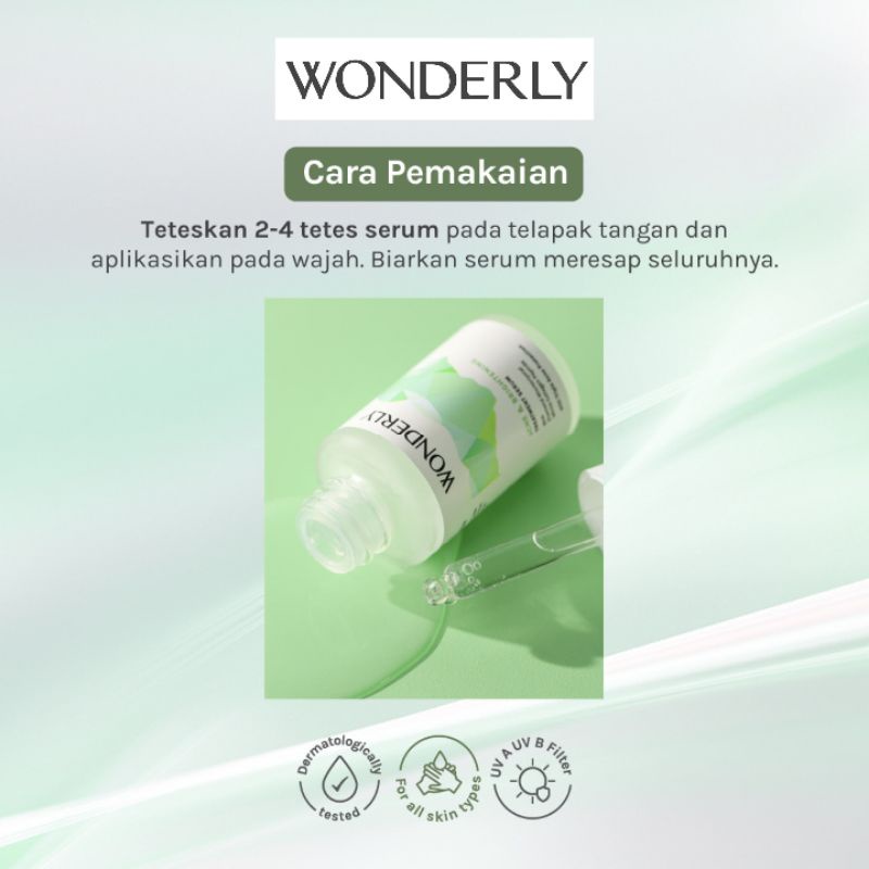 Wonderly Acne and Brightening Treatment Serum 15 ml perawatan Kecantikan Wajah Muka bebas kemerahan jerawat mengecilkan pori