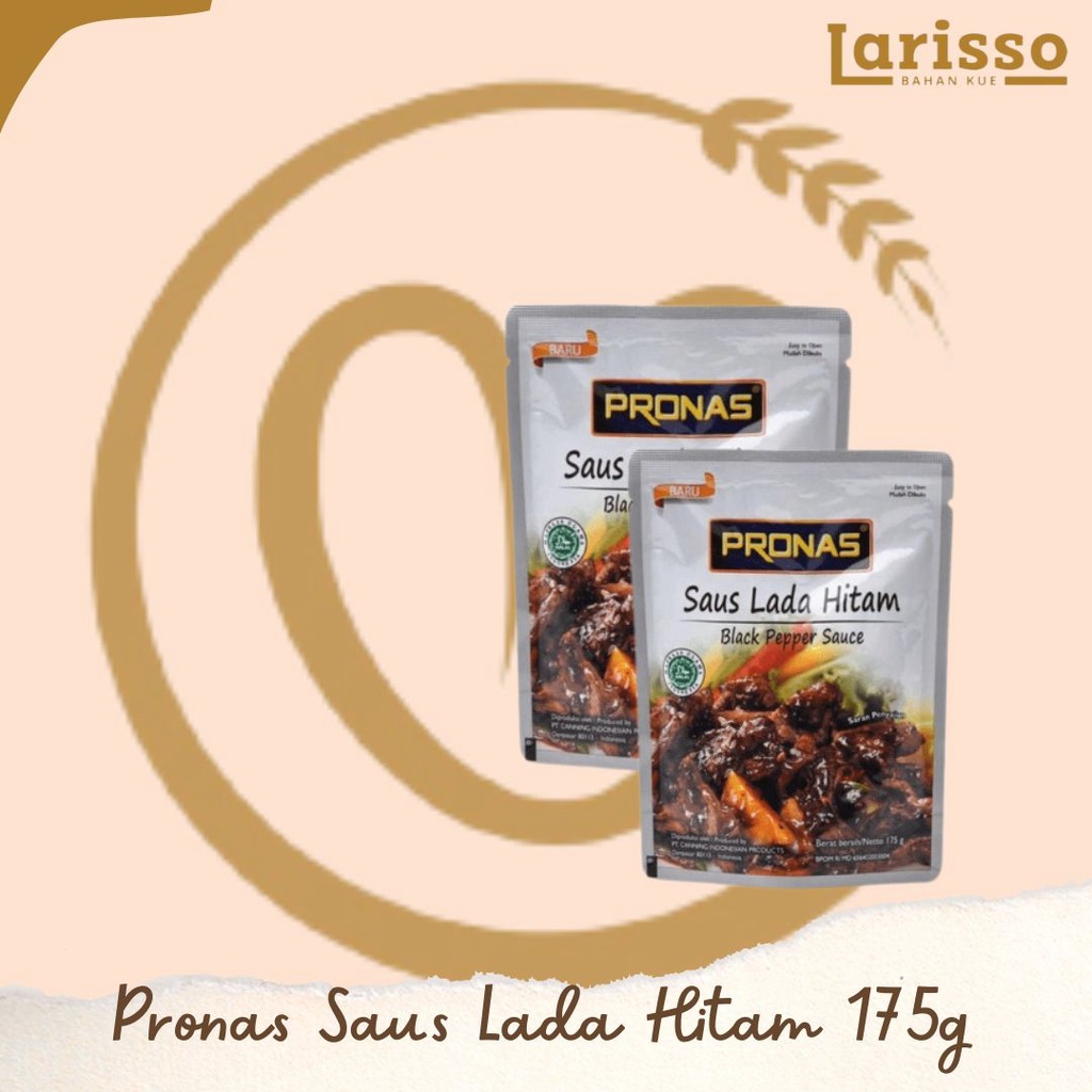 

PRONAS SAUS LADA HITAM 175GR