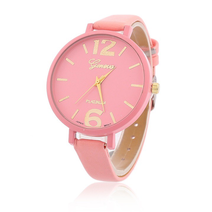 Jam Tangan Wanita Kulit BIG126 Korea Fashion Leather Ladies Women Analog Watch