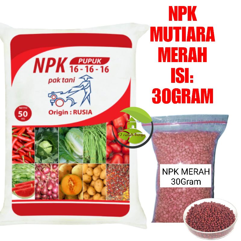 Pupuk NPK Merah 30Gram