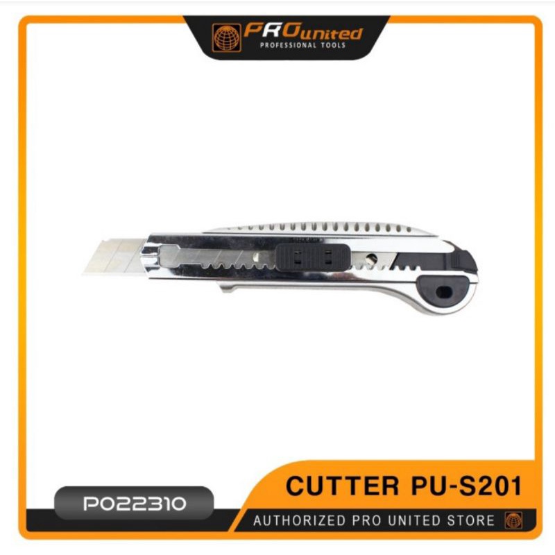 

PISAU CULTER / CUTTER 18MM PRO UNITED