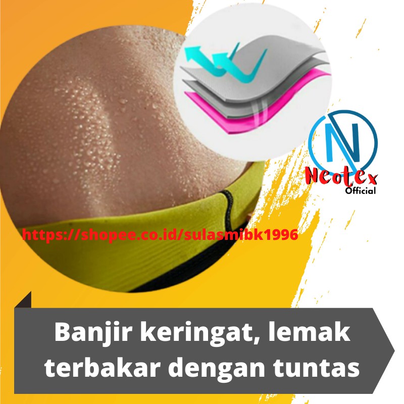 Korset Pelangsing Pengecil Perut Buncit Neotex Corset Pembakar Lemak Pelangsing Tubuh