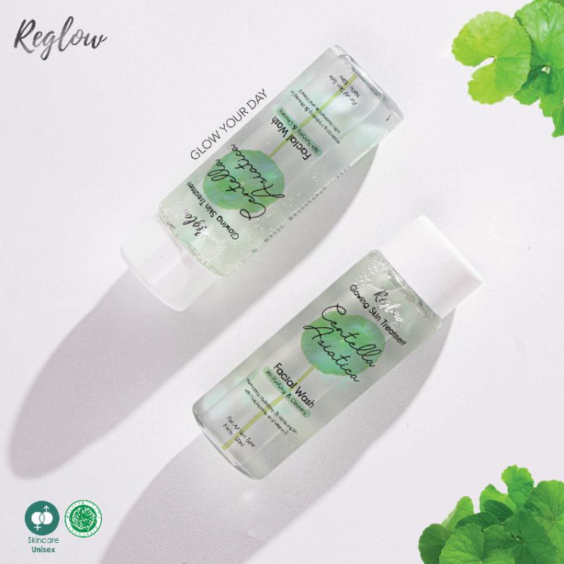 Skincare Facial Wash Reglow Glowing Skin 100ml - Sabun Wajah Pria Wanita / Sabun Jerawat / Facial Wash Acne / Cleansing Foam-8