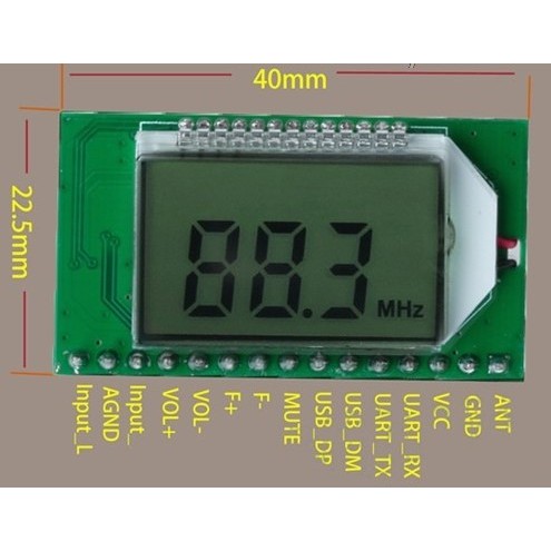 PLL FM Transmitter Pemancar 87- 108 Mhz Mini Modul TIPE 2 Best Stereo  FTM87ST5MWT2