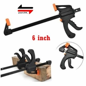 SLIM catok f clamp 6" / mini quick clamp 6inch / ratchet bar release 6inch / catok kayu F 15cm slim