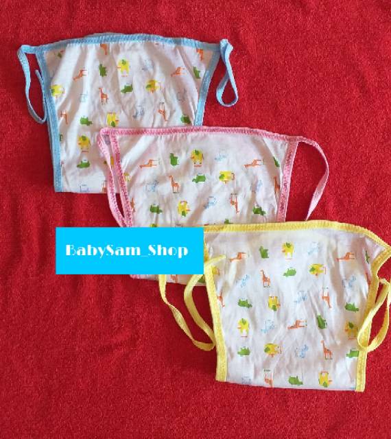 Popok Kain Tali Newborn Motif || Popok Kain Bayi Murah