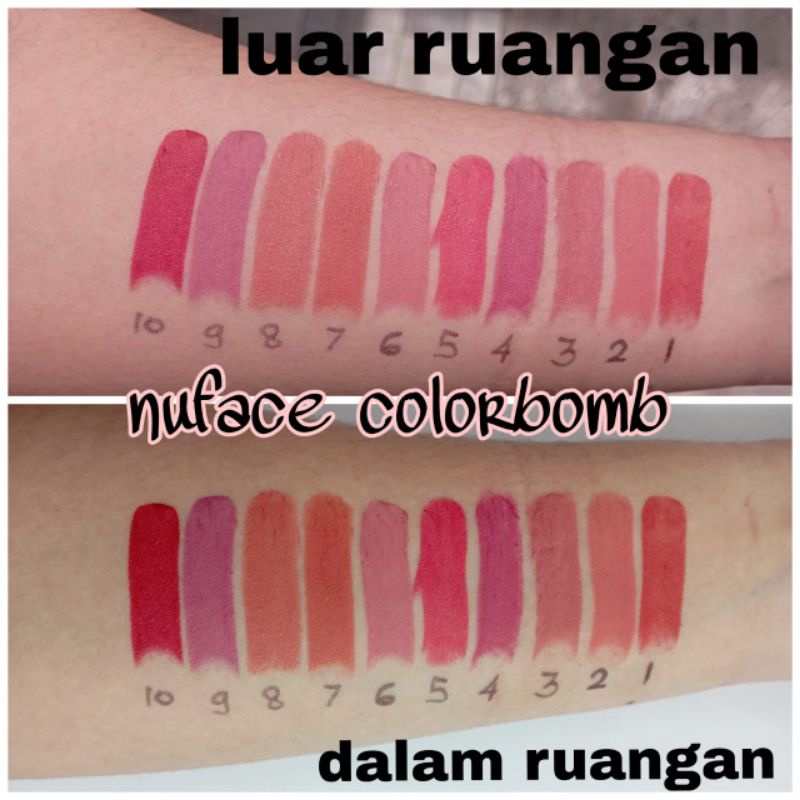 Nu Face lipstik Matte / ColorBomb 2,5gram