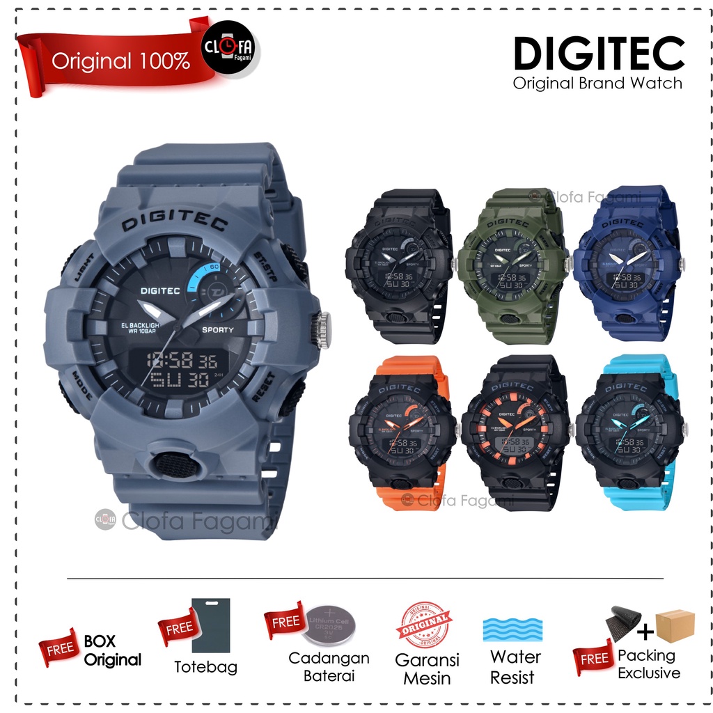 DIGITEC SICKLE /clofafagami/ JAM TANGAN OUTDOOR / JAM TANGAN ORIGINAL / JAM DIGITEC ORIGINAL / JAM T