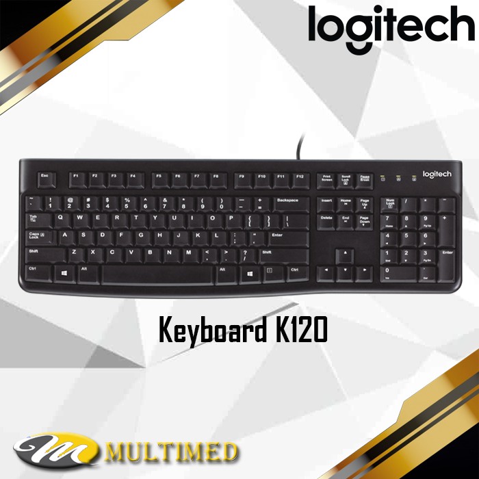 Keyboard Logitech K120 Kabel USB Ori