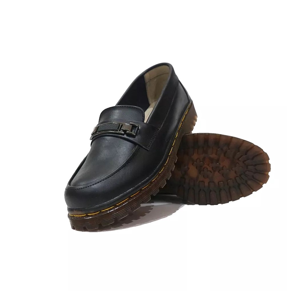 Sepatu Wanita Dokmart Loafer Korea Style Kulit Shuffle Series