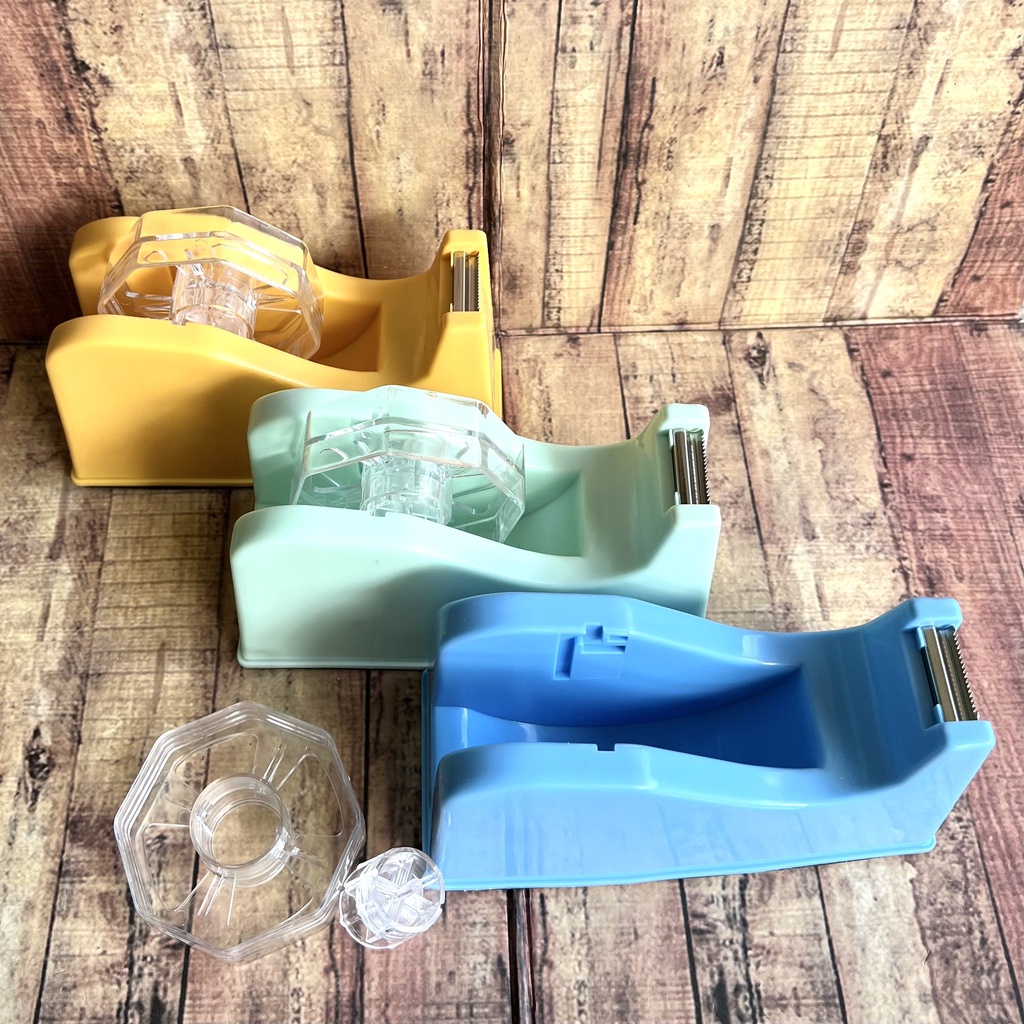 Tape Dispenser Trifelo TF 100  - Alat Potong Solatip Warna soft - Dispenser Isolasi - Pemotong Selotip