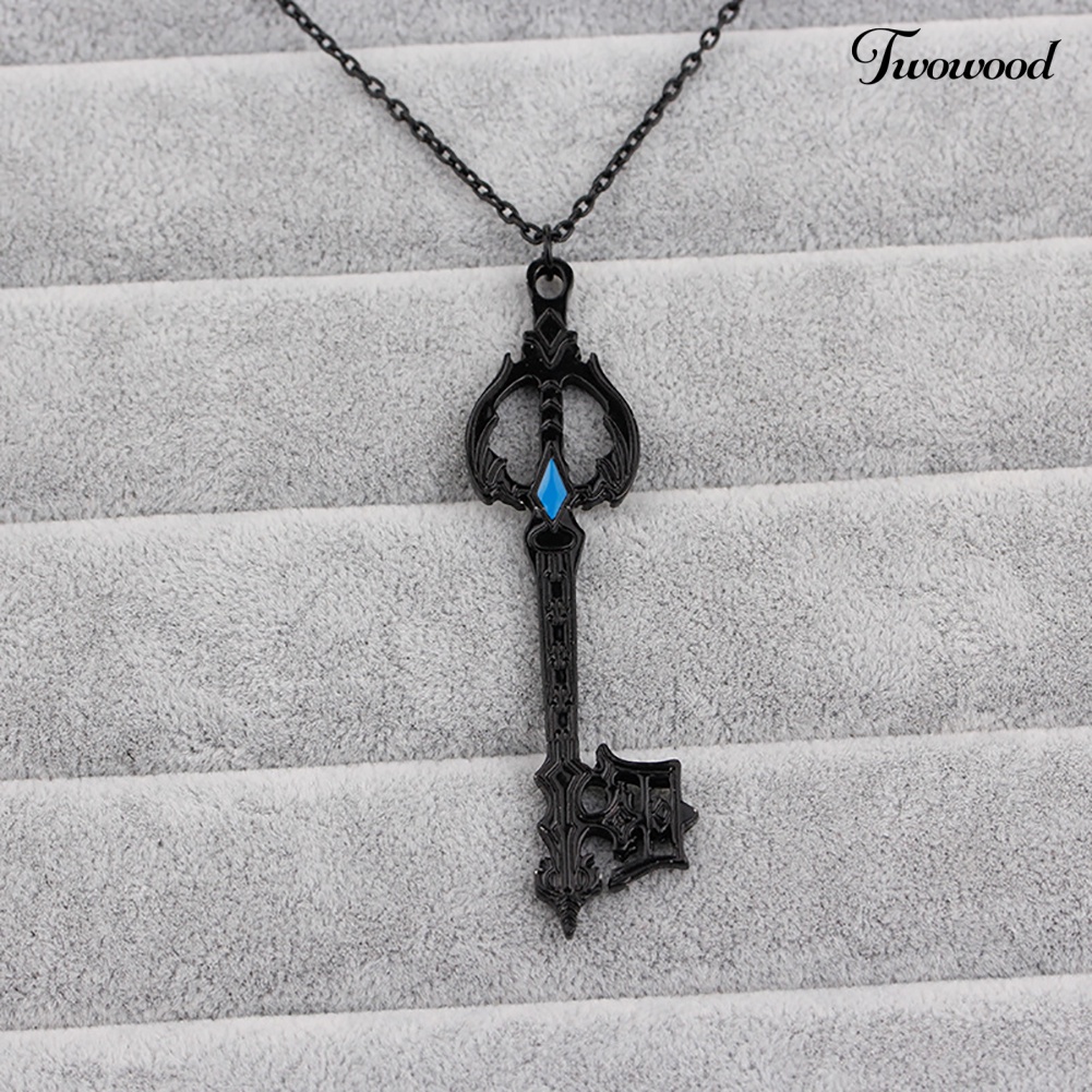 Kalung Dengan Liontin Anime Kingdom Hearts Oblivion Keyblade Untuk Pria Dan Wanita