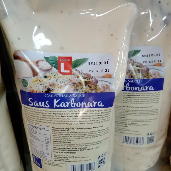 

Choice L Saus Carbonara 1Kg Termurah