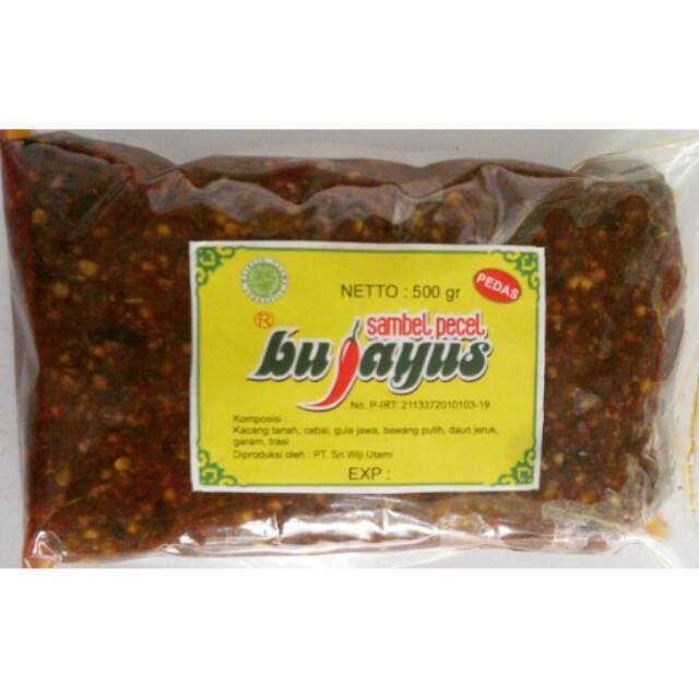 

Sambel pecel bu jayus 500 gr