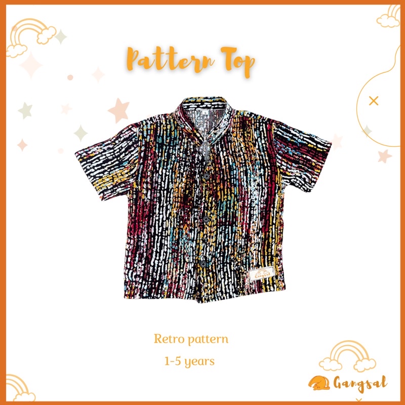 Gangsal alit – atasan anak rayon – baju anak motif – baju anak cowok – baju anak cewk – atasan anak