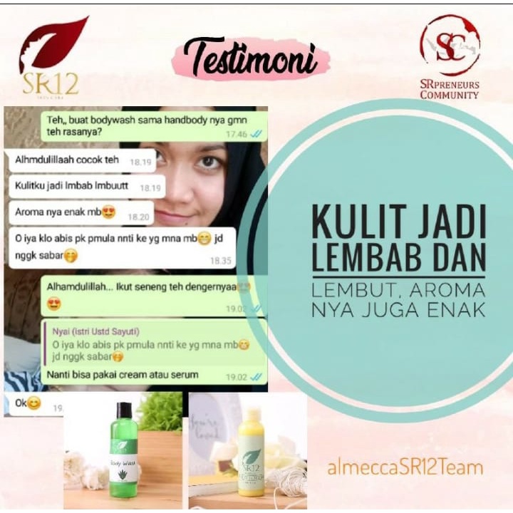 Whitening Bodylation sr12 / Whitening Body Lation sr12 / Pelembab Kulit / Pencerah Badan