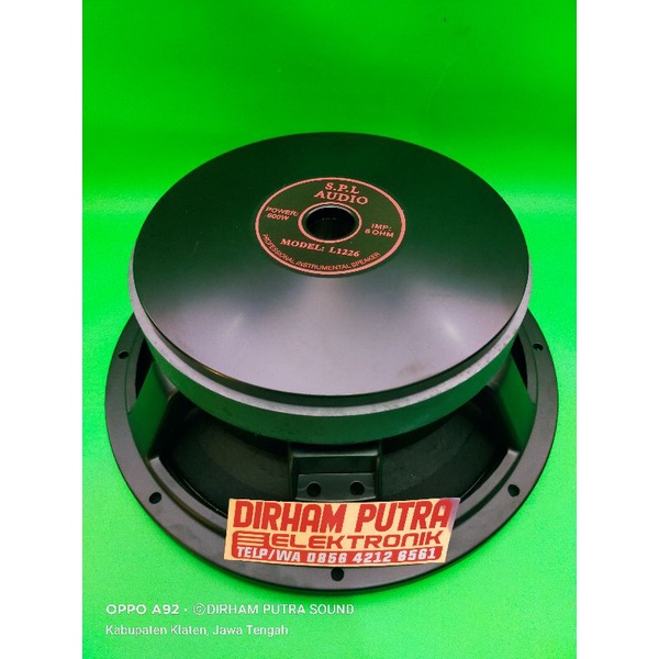 SPEAKER 12 INC SPL AUDIO L1226