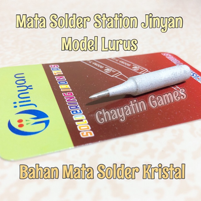 Mata Solder Station Kristal ORI JINYAN 900M-T-I Lurus Lancip