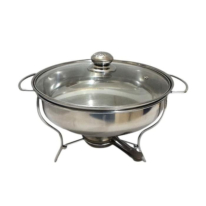 Fujika Round Warmer With Stove 28cm / Tempat Saji Prasmanan