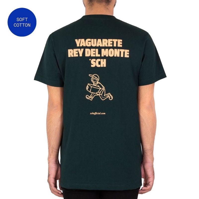 Kaos / Baju  / Tshirt Distro RSCH/SCH Postal SS Dark Green