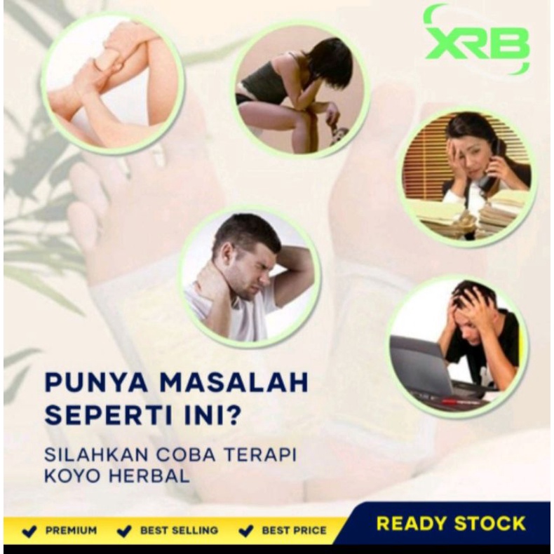 Koyo Kinoki Gold / Koyo Detox Penyerap Racun Dalam Tubuh ( 1 box isi 10 pcs )