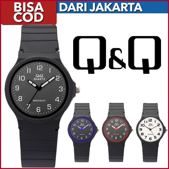Original BISA COD READY STOCK  4 Warna Jam Tangan Pria Wanita QQ Jam Tangan Murah QnQ Sport Watch