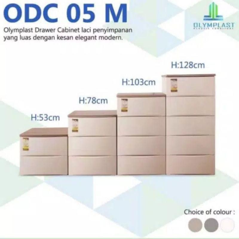 Olymplast Drawer Cabinet Laci Penyimpanan ODC Susun 3-4-5