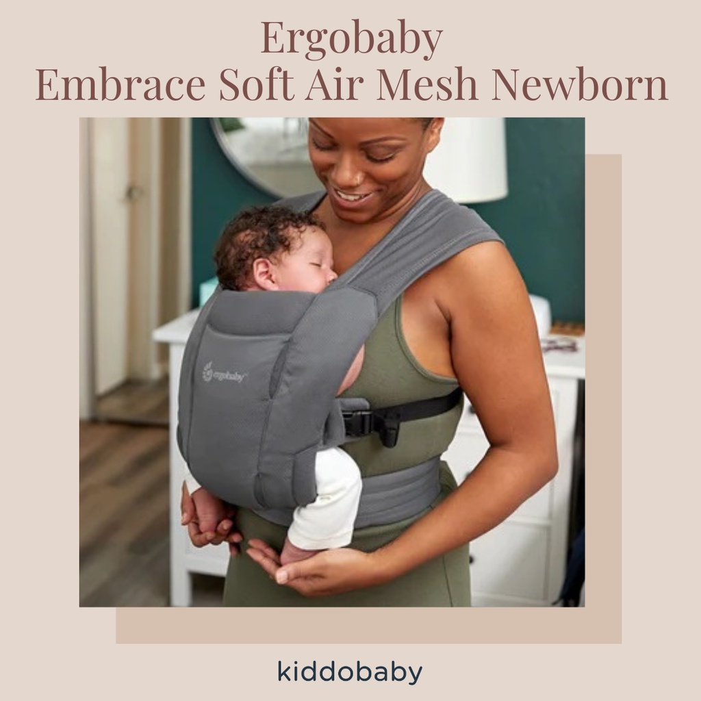 Ergobaby Embrace Soft Air Mesh Newborn Baby Carrier | Gendongan Bayi