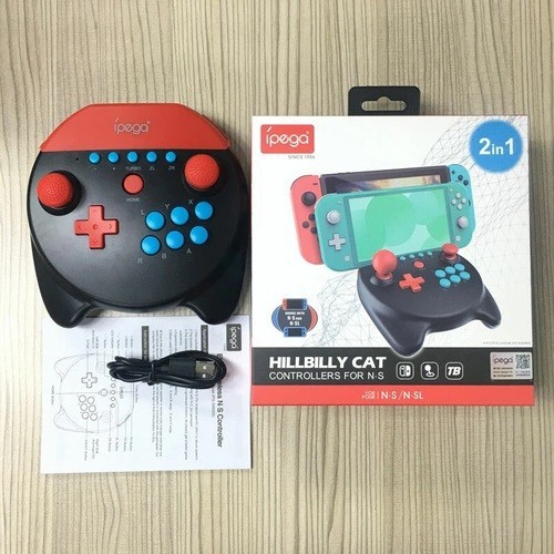 Ipega 2 in 1 Hillbilly Cat Controller Nintendo Switch