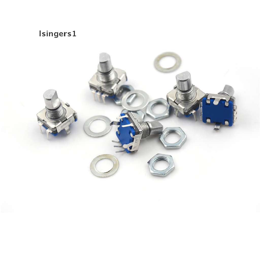 (lsingers1) 5pcs Tombol Tekan Encoder Putar 12mm Untuk Komponen Elektronik