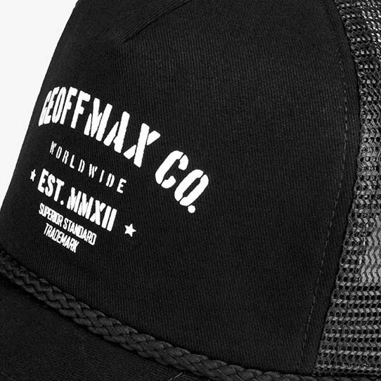 Terbaru.. Geoff Max Official - Trashead Black | Polo Cap | Topi Pria