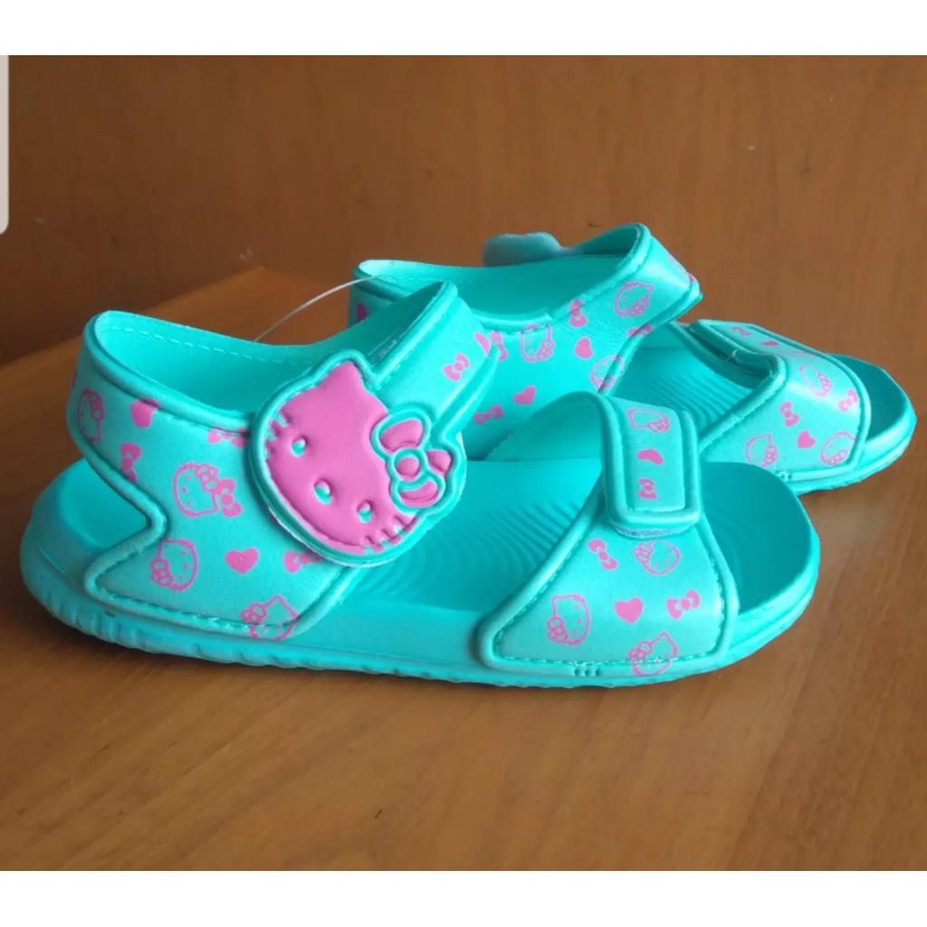 SANDAL ANAK PEREMPUAN FLAT SOFT NON LED USIA 1,5 sd 4 THN WARNA TOSCA