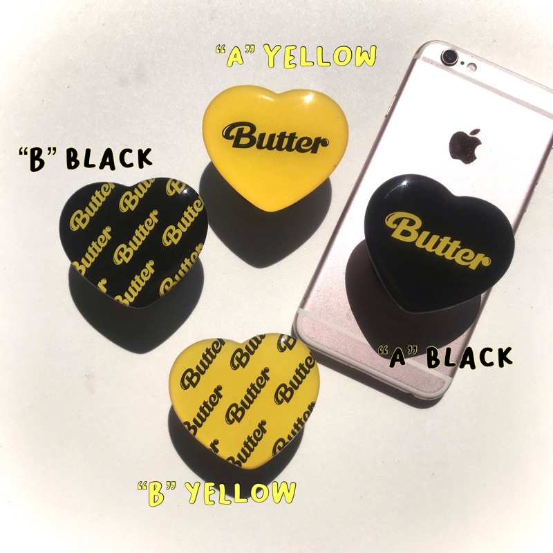 GRIPTOK BUTTER B T S / POPSOCKET BUTTER B T S