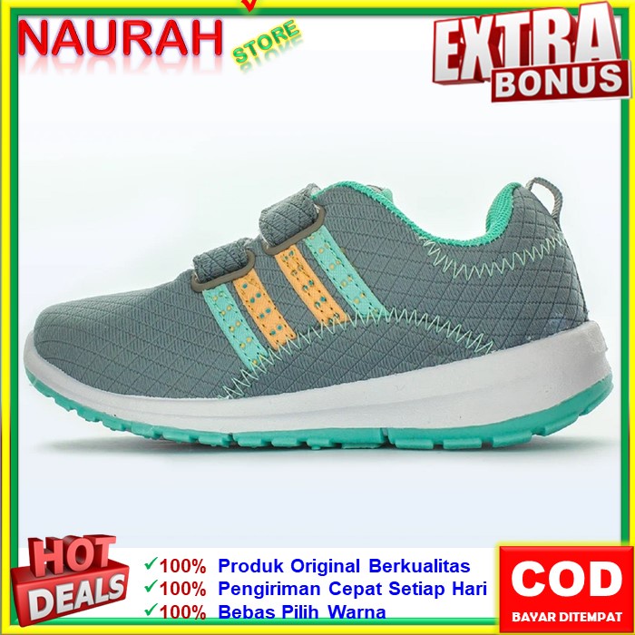 ANDO PLANO VELCRO ORIGINAL SNEAKER KUALITAS IMPORT SEPATU ANAK PAUD TK PROMO HARGA MURAH