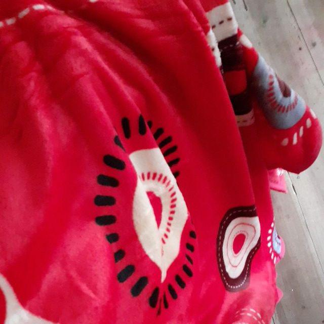 Selimut Bulu Paulina By Bonita 3d Motif Green & Blue Ukuran 160x200