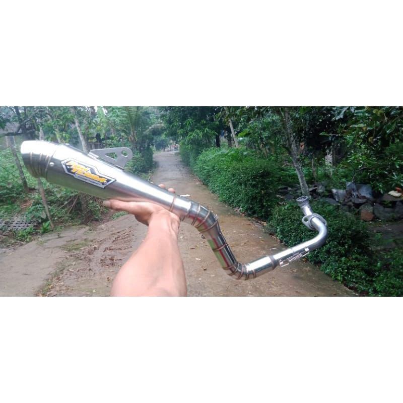knalpot DPJ keong leher atas cobra beat Scoopy Vario110fi genio