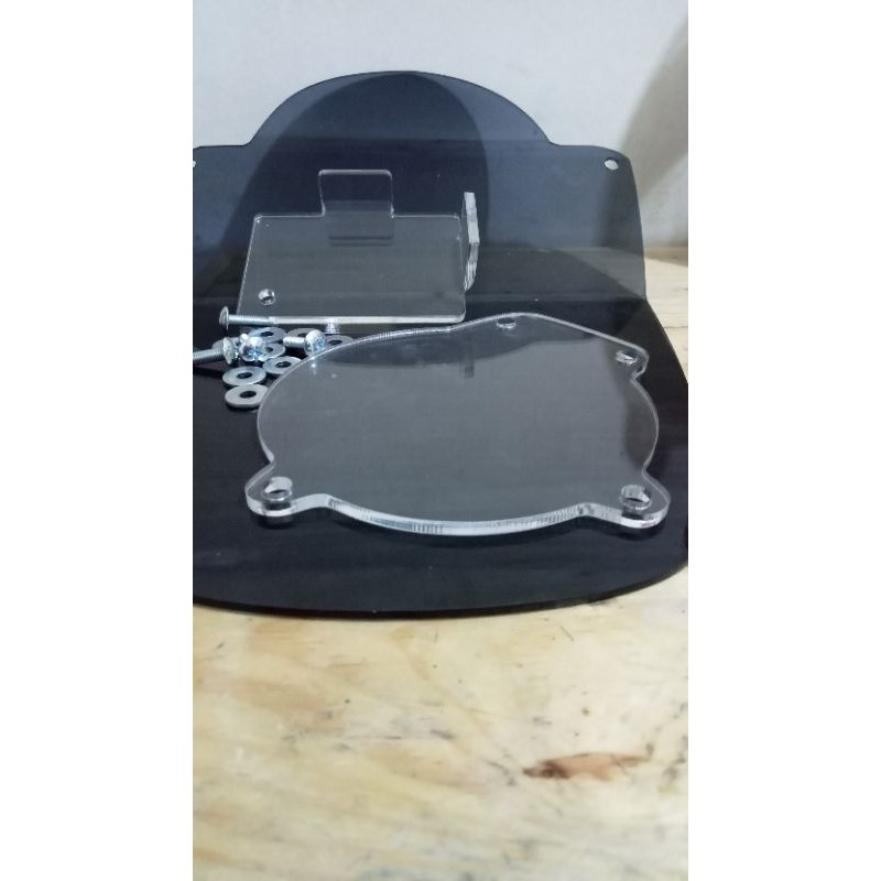 (COD) COVER PULLY AEROX LAMA DAN BARU ACRYLIC FREE BAUT