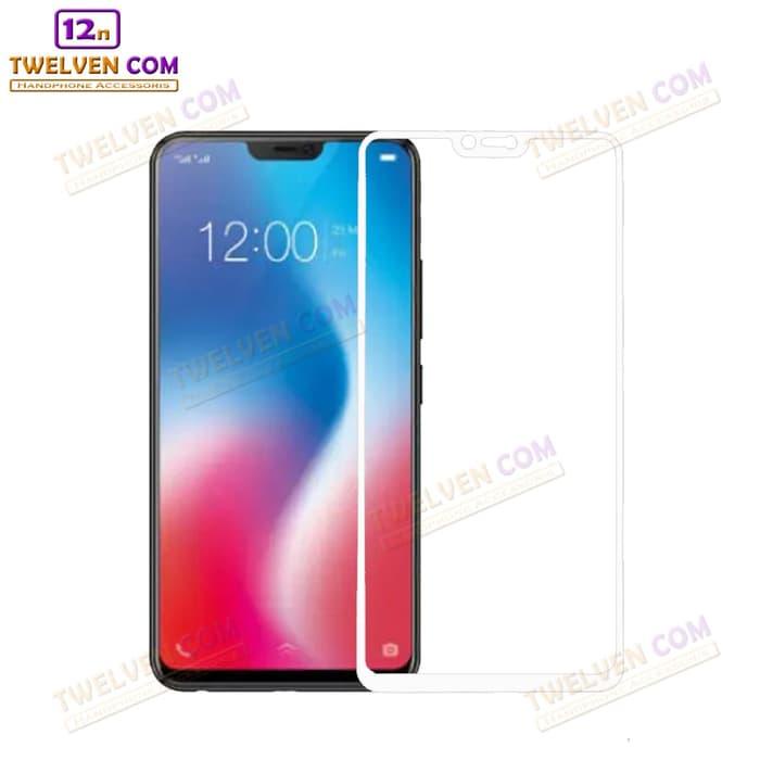 [FLASH SALE] zenBlade 5D Full Cover Tempered Glass Oppo F7 - Putih