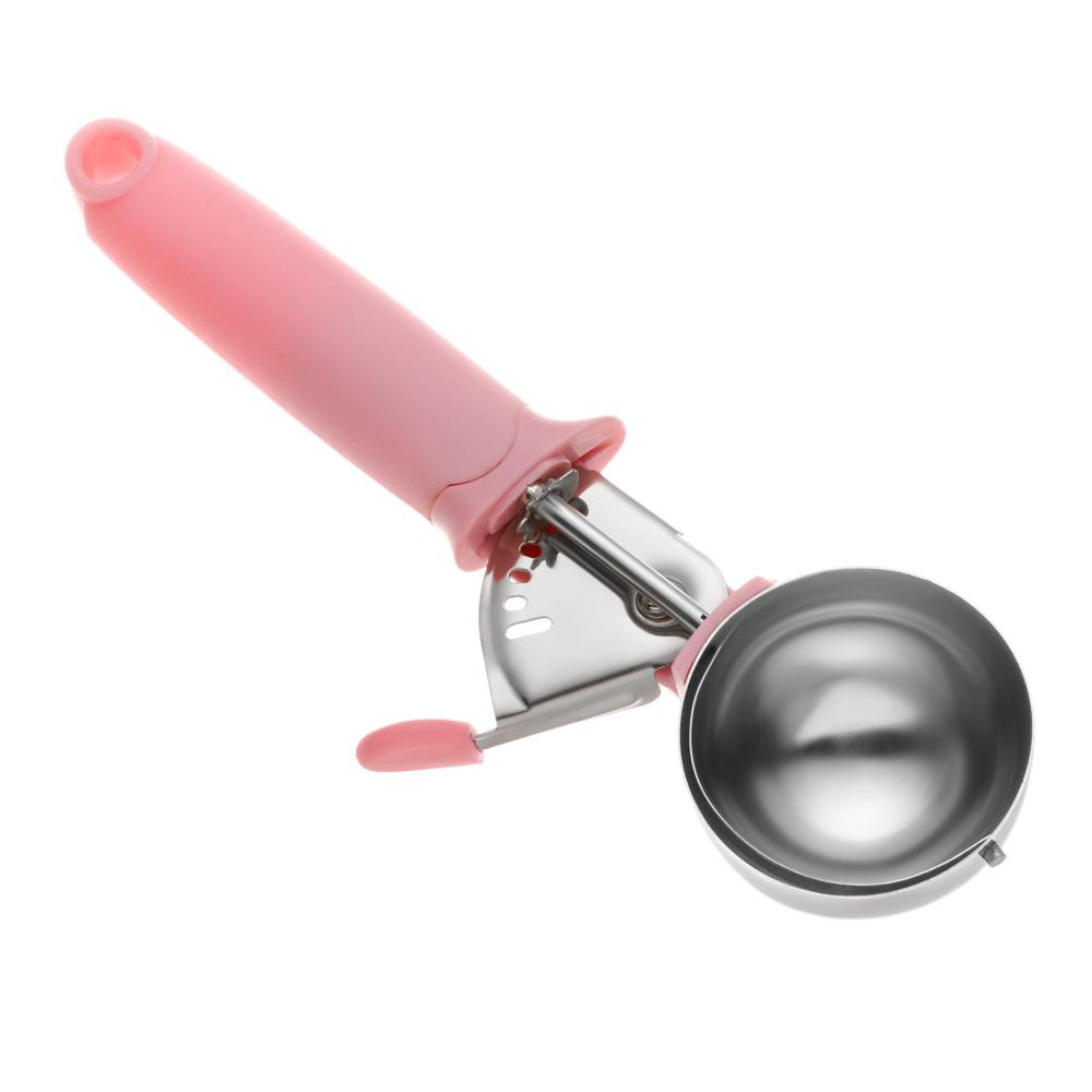 Top Ice Cream Scoop Alat Dapur Ice Ball Maker Metal Cookie Scoop Ball Scooper