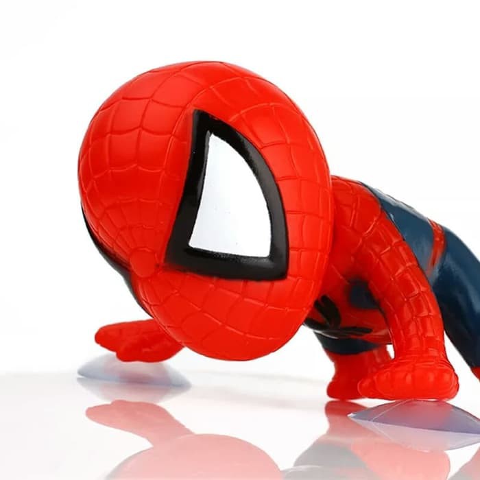 Spiderman Climbing Car Spider Man Memanjat Kaca Mobil Boneka Karakter