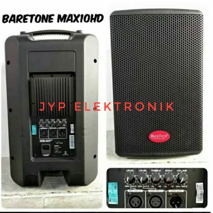 Speaker AKTIF Baretone MAX 10HD / MAX 10 HD 10 INC ORIGINAL