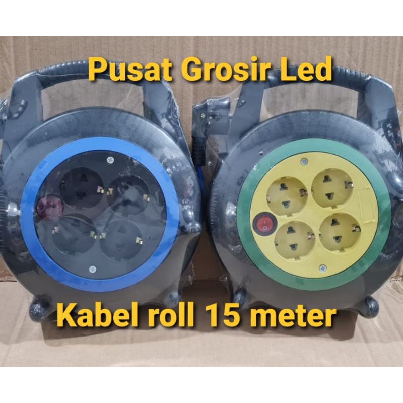 Kabel Roll 15 Meter Full Visto atau Okka / Box Kabel 15m / Rolan Kabel 15 Meter