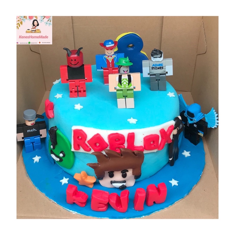 Kue Ulang Tahun Roblox / Cake Ultah Roblox Shopee Indonesia