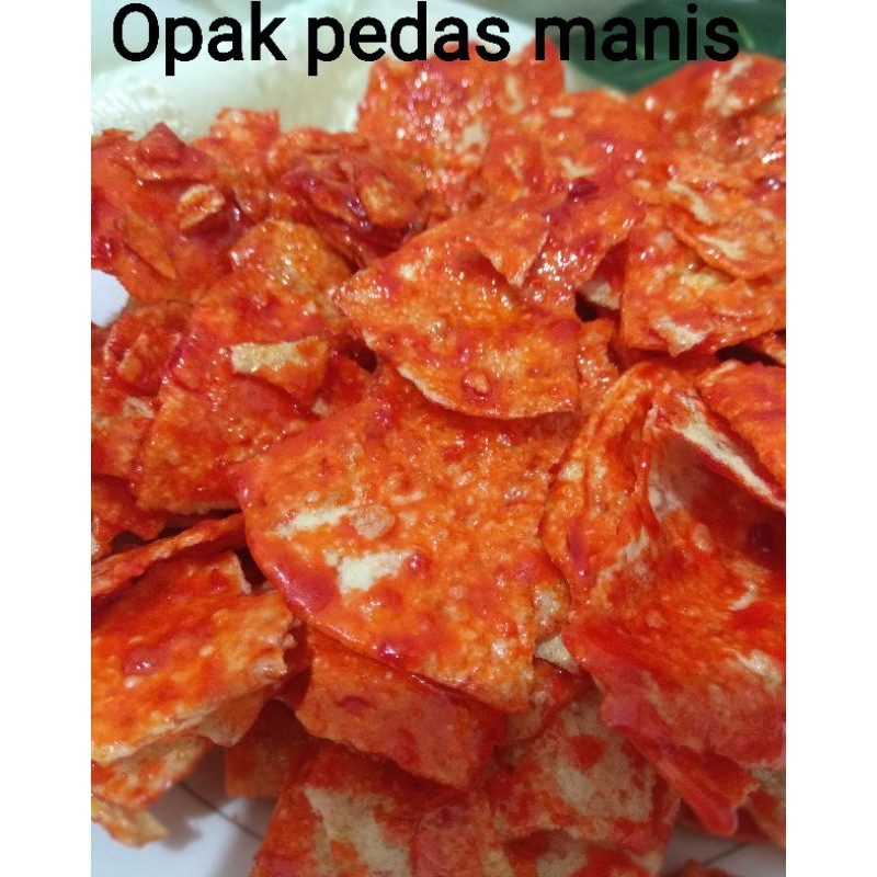 

Keripik opak pedas