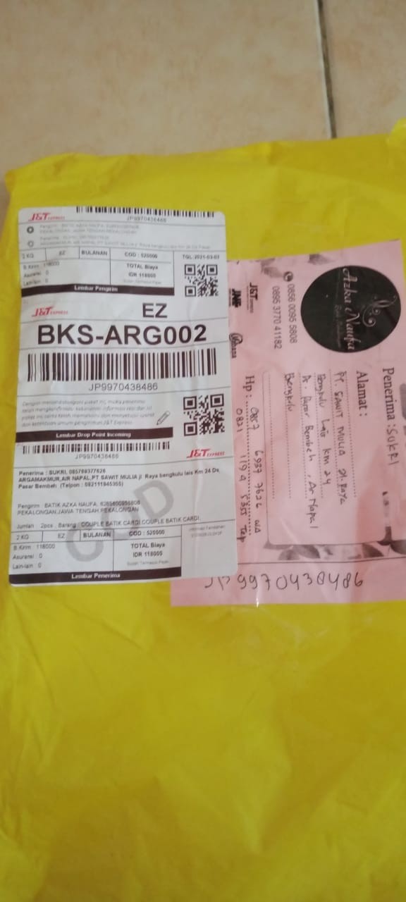 Ready Couple Baju Batik Cardi, Couple Batik Ndoro Jowi, Batik Halus Pekalongan